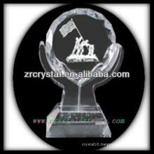 attractive design blank crystal trophy X023